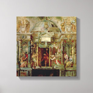 Tempel av Janus, 1630s Canvastryck