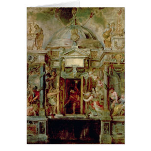 Tempel av Janus, 1630s Hälsningskort