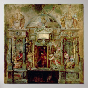 Tempel av Janus, 1630s Poster