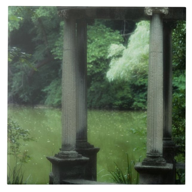 Tempel av kärlek på de gammala Westbury Kakelplatta (Framsidan)