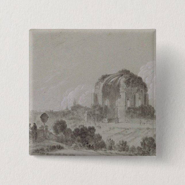 Tempel av Minerva Medici, Rome, 1754 (teckningen Knapp (Framsida)