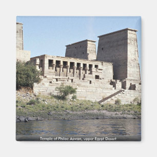Tempel av Philae Aswan, övreegyptenöken Magnet