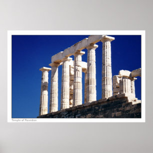 Tempel av Poseidon Poster