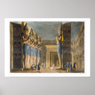 Tempel av Ramesses II (1279-13 BC) Abu Simbel, Egy Poster