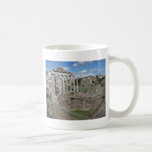 Tempel av Saturn, fora Romanum Kaffemugg