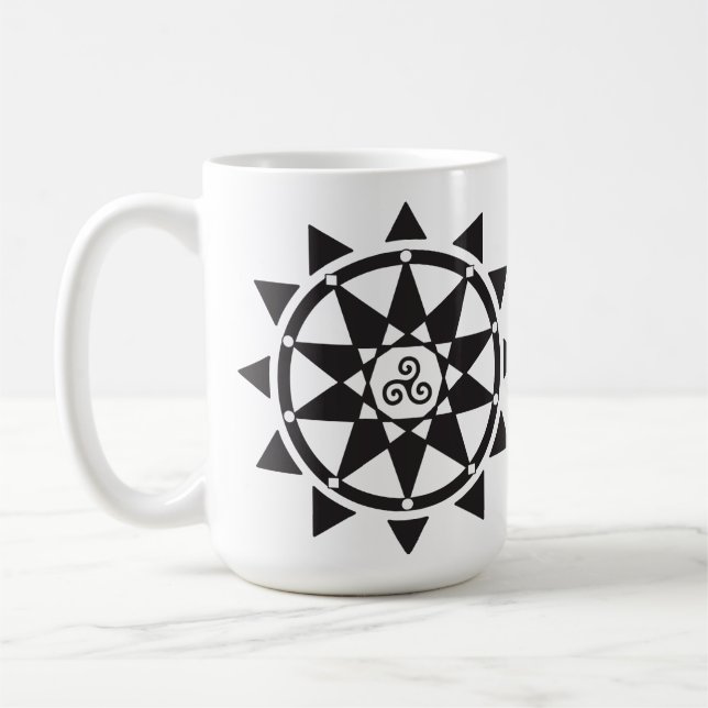 Tempel av Witchcraftlogotypmuggen Kaffemugg (Vänster)