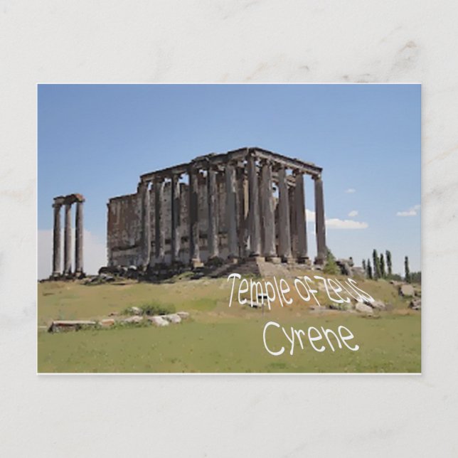 tempel av zeus cyrene-kopia.jpg vykort (Framsida)
