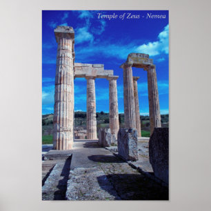 Tempel av zeusen - Nemea Poster