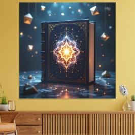 Tempel des Wissens – Die ewige Bibliothek   Canvastryck