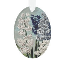 Tempel för Flora Hyacinths Flowers Ceramic