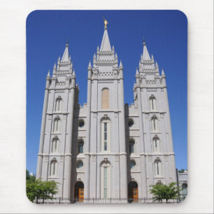 Tempel för Mormon (LDS) i Salt Lake City, Utah Musmatta