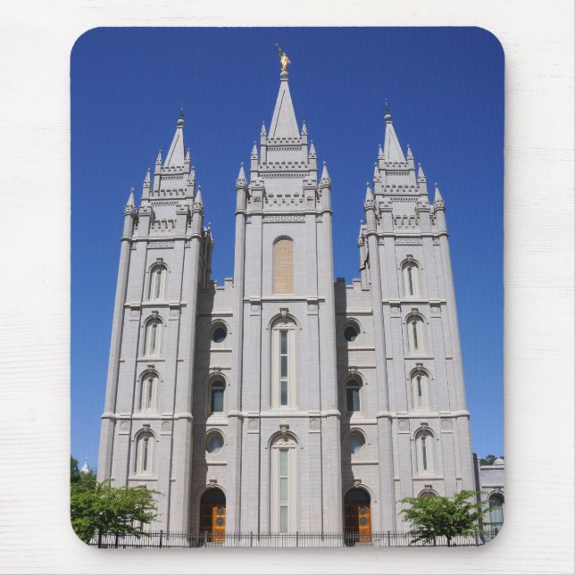 Tempel för Mormon (LDS) i Salt Lake City, Utah Musmatta (Framsidan)