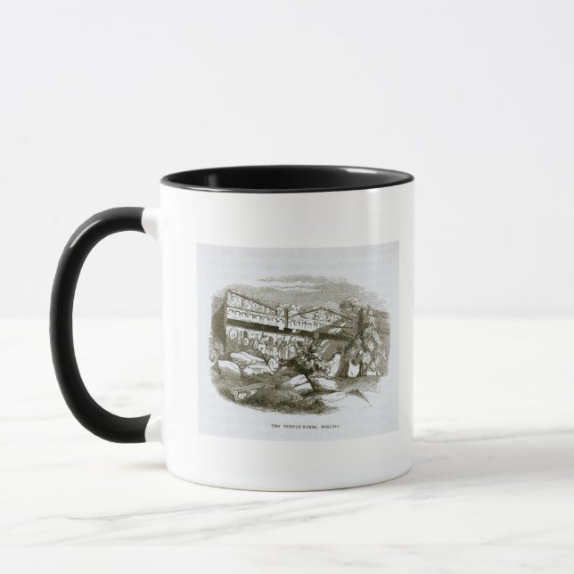 Tempel-Gravarna på Norchia Mugg (Vänster)