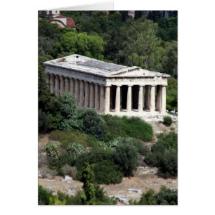 tempel hephaestus hälsningskort