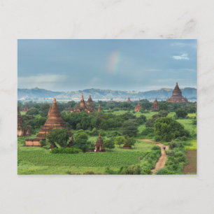 Tempel i Bagan, Myanmar Vykort