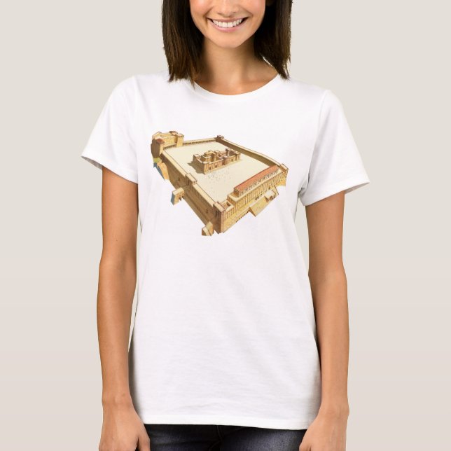 Tempel i Jerusalem. Herods tempel T-shirt (Framsida)