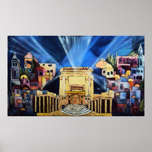 Tempel i Jerusalem Poster