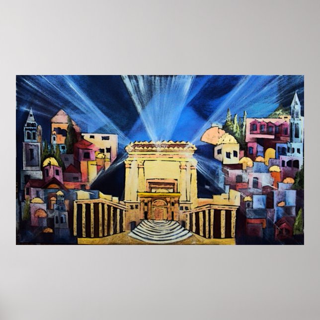 Tempel i Jerusalem Poster (Framsidan)