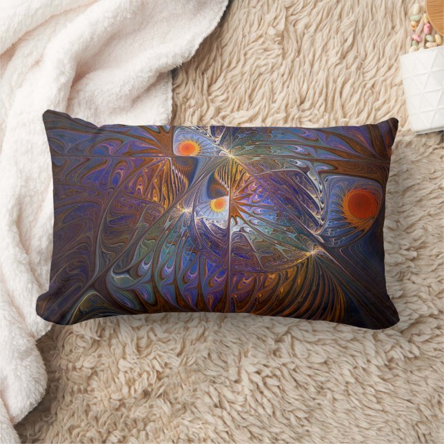 Tempel i Sol Lumbarkudde (Filt)