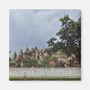 Tempel på Siem Reap, Cambodja magnet