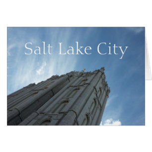 Tempel Salt Lake City Hälsningskort