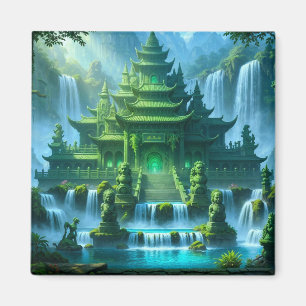 Tempel slottet för den hemliga jade tronen magnet