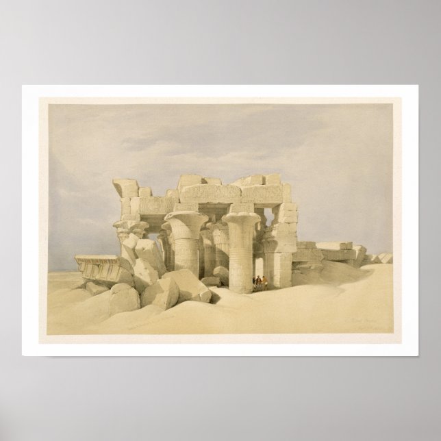 Tempel Sobek och Haroeris i Kom Ombo, från "Eg Poster (Framsidan)