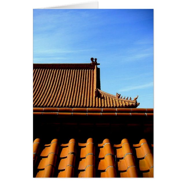 tempel tak hälsningskort (Framsidan)