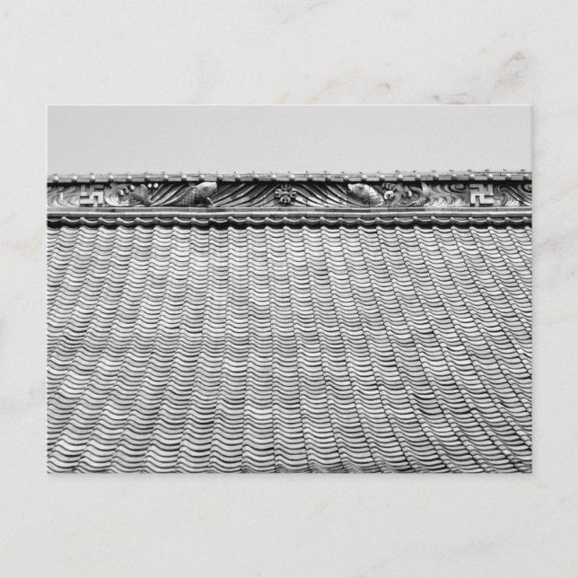 Tempel tak: Kyoto Vykort (Framsida)