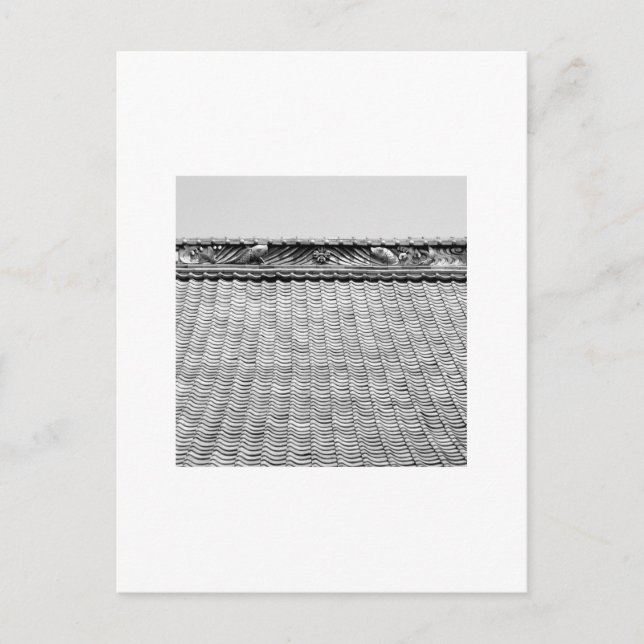 Tempel tak: Kyoto Vykort (Framsida)