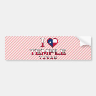 Tempel Texas Bildekal