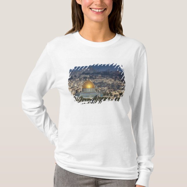 Tempelberget och Klippdomen, gryning Tee (Framsida)