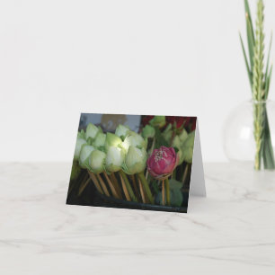 Tempelblommor Kort