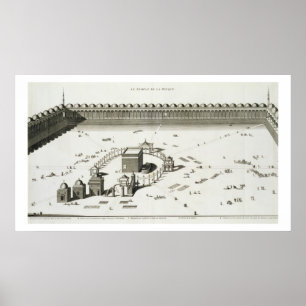Tempelet av Meckan (gravyr) Poster
