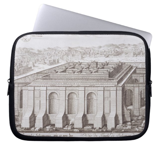 Tempelet av Solomon, Jerusalem, från 'ei Entwurf Laptop Sleeve (Framsidan)