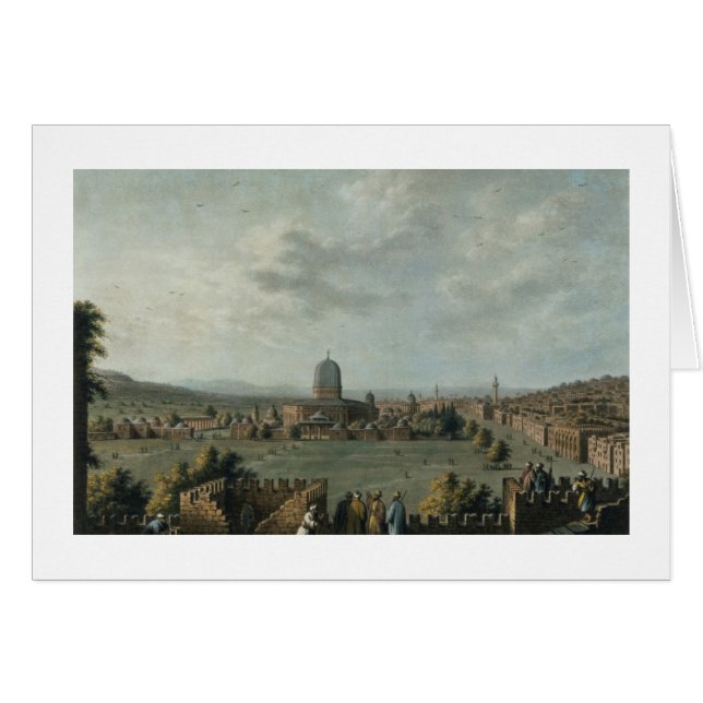 Tempelet av Solomon, pläterar 63 från 'beskådar i Hälsningskort (Framsidan Horizontal)