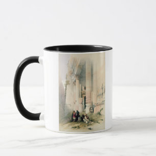 Tempelet kallade El Khasne, Petra, mars7:e 1839, Mugg