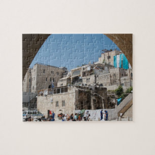 Tempelmonteringen kvadrerar i Jerusalem Pussel