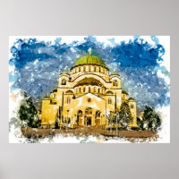 Tempeln Saint Sava Belgrad Srbija