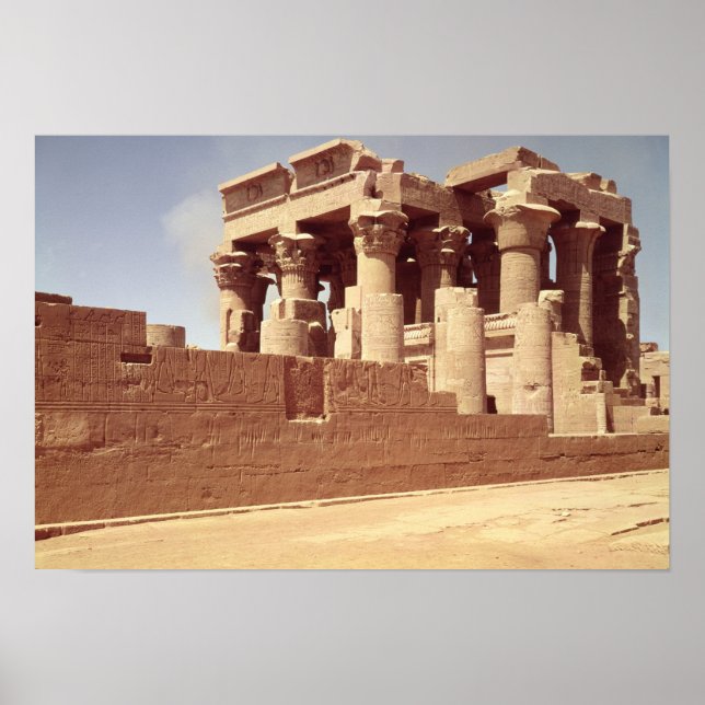 Tempeln Sobek och Haroeris Poster (Framsidan)