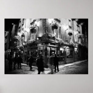 Tempelpubpuben, Dublin - kanfas Poster