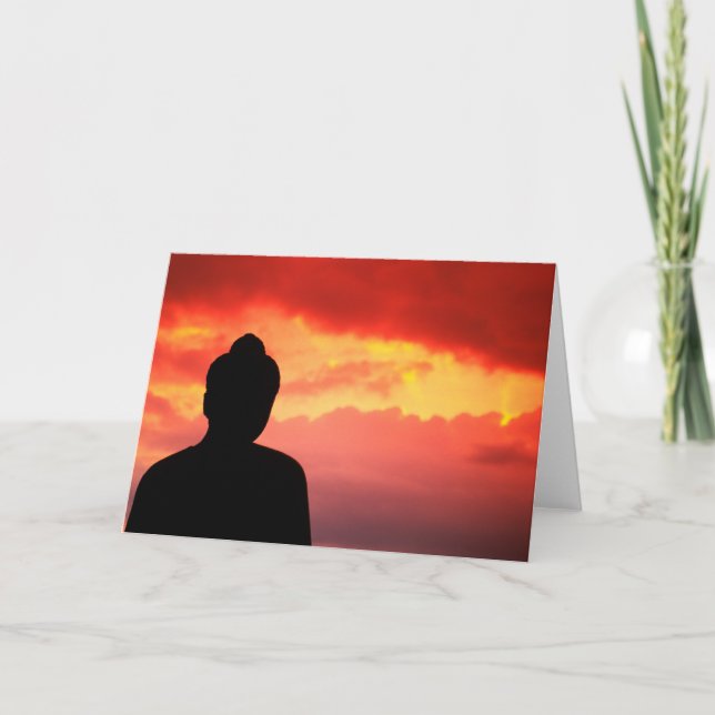 tempelrek| Buddhistiska statyer Kort (Framsida)