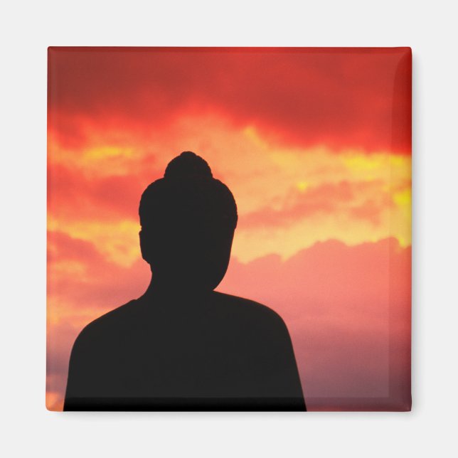 Tempelrelik | Buddhiststaty Magnet (Framsidan)