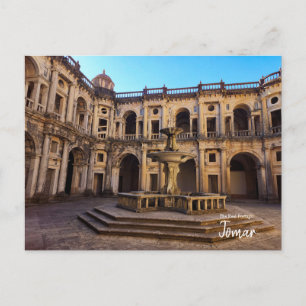 Tempelriddarborg och kloster i Tomar Portugal Vykort