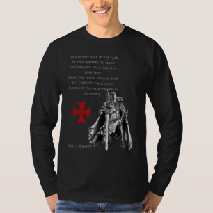 Tempelriddare Kristet Krigare För Gud Kristna T Shirt