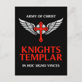 Tempelriddare Unikt Skräddarsytt Tecken Vykort