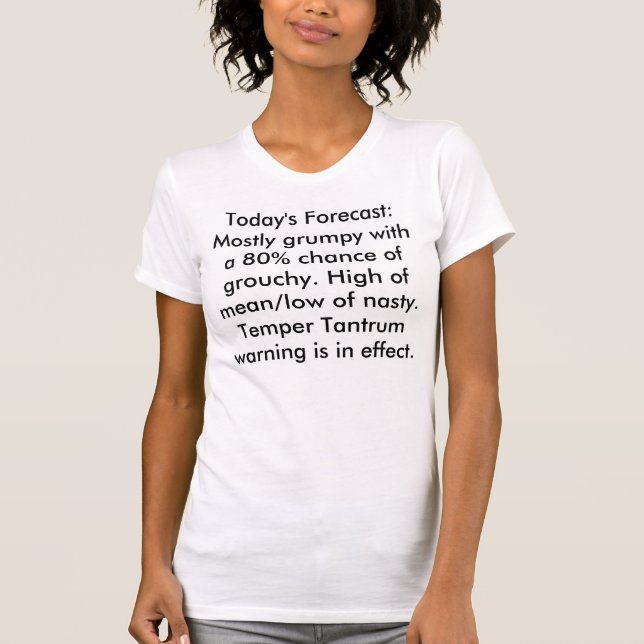 Temper Tantrum-varning gäller Tee Shirt (Framsida)