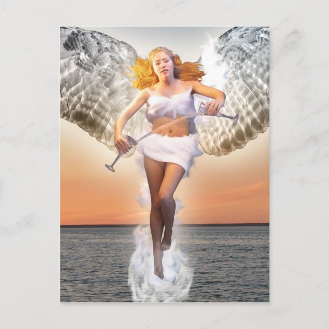 Temperance Tarot Card Art Vykort (Framsida)