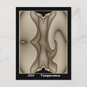 Temperance Tarot Card Vykort