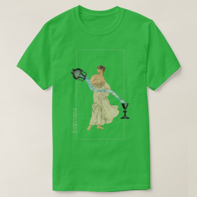 Temperance Tarot Collage T Shirt (Design framsida)